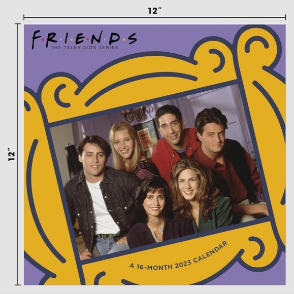 NEW Collectible Friends TV Show 16 Month Calendar Unopened - Picture 3 of 4